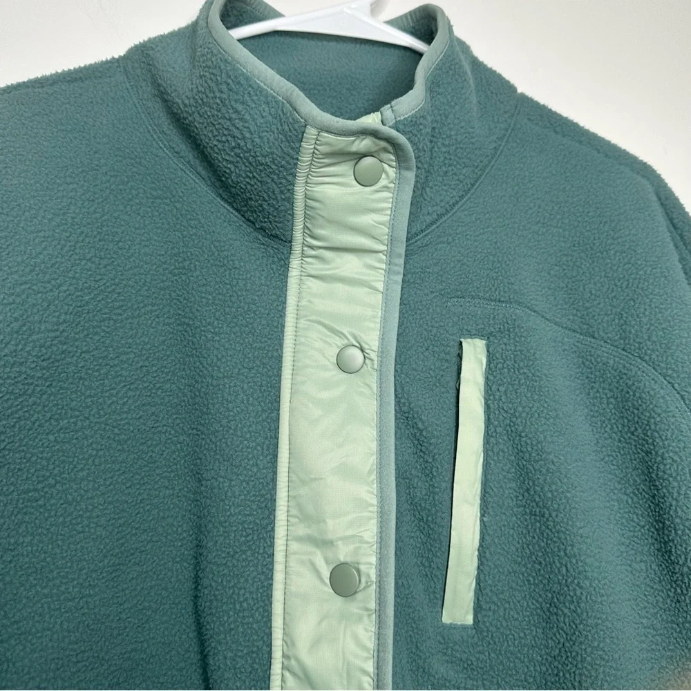 NWT MWL By Madewell Women's Drapey Sherpa Buick Snap Front Jacket Size XL - Picture 9 of 10